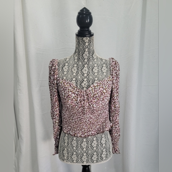 Sunday Best Sinatra Longsleeve Blouse Size Large - Picture 3 of 14